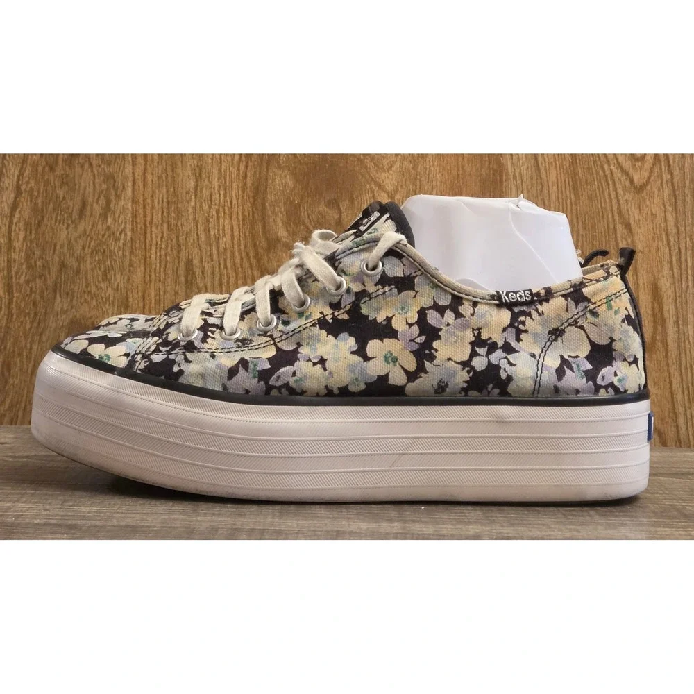 Keds Triple Up Floral Platform Sneakers Womens‎ Size 9.5 Multicolor